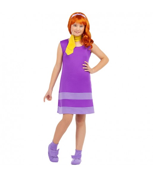 Disfraz de Daphne de Scooby Doo para niña