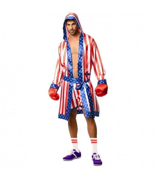 Disfraz de Boxeador Rocky para hombre