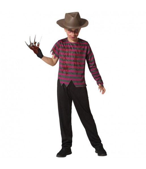 Disfraz de Freddy Krueger de Wes Craven para niño