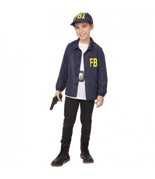 Disfraz de Policía FBI infantil Niño