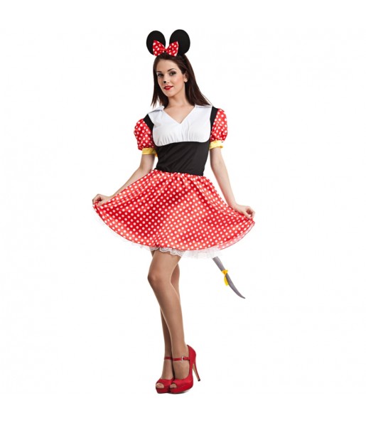 Disfraz de Ratoncita Minnie Mouse para mujer