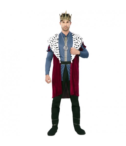 Disfraz de Rey Corte Medieval para hombre