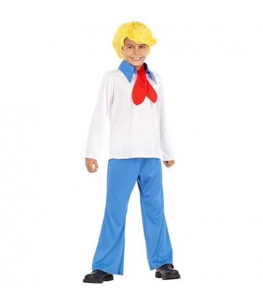 Disfraz de Fred Jones de Scooby-Doo para niño