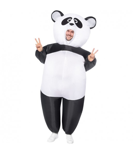 Disfraz de Oso Panda hinchable adulto unisex