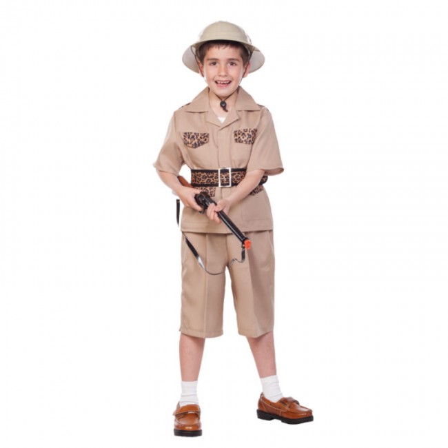 Disfraz de explorador para niños, traje de naturales, disfraz