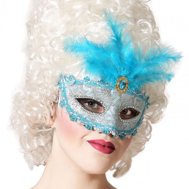 ▷ Máscara Veneciana Colores para disfraz【Envío en 24h】