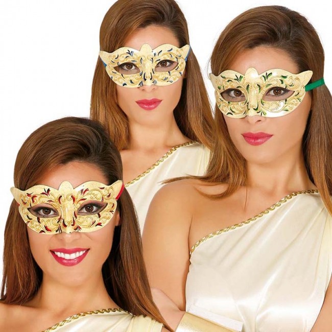 Mascara Antifaz De Carnaval Para Dama En Varios Colores