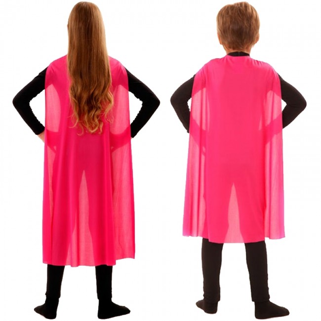 Capa superhéroe rosa infantil - Envío en 24h