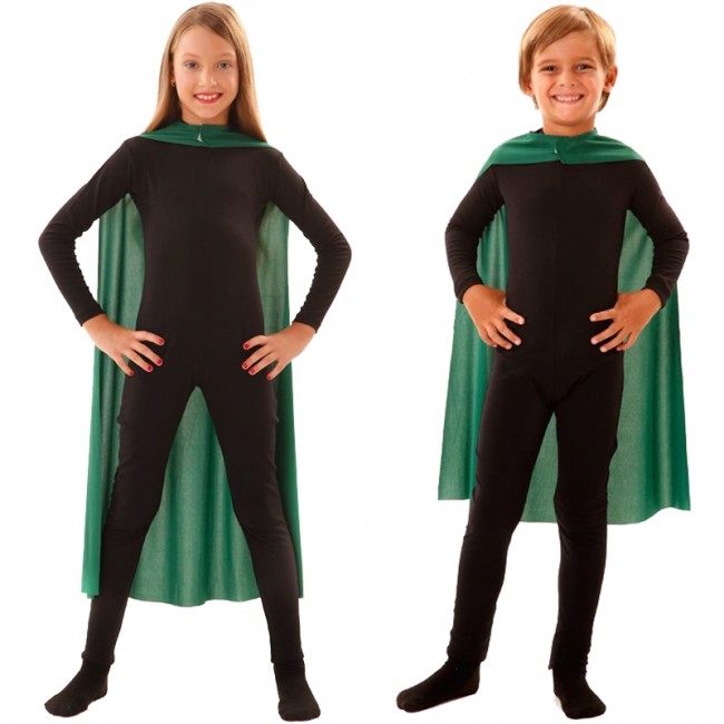 Superhéroe niños superhéroes en capa niños.
