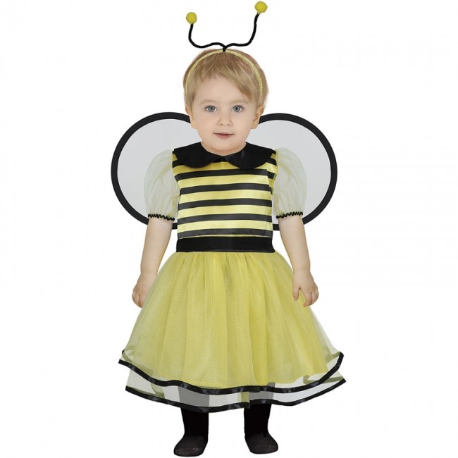 Disfraz abeja infantil, Disfraz abeja niños con alas, falda