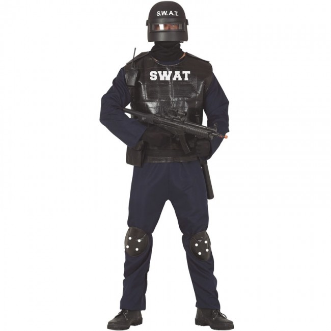 Disfraz de Agente SWAT para hombre