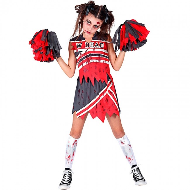 Disfraz de Animadora Cheerleader Zombie  Animadora zombie, Disfraz  animadora, Halloween disfraces