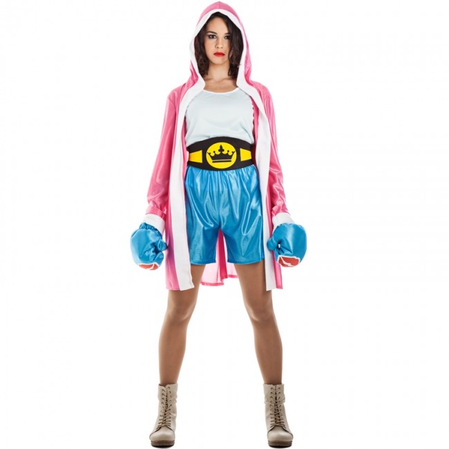 Disfraz de Boxeadora estadounidense para mujer