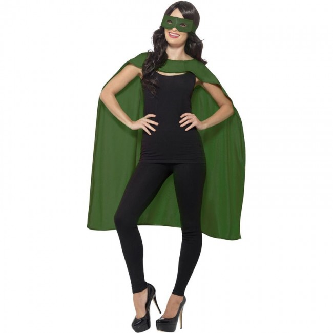 Disfraz de Súpe Heroína Verde Mujer