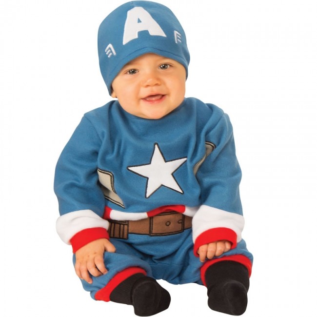 Disfraz de Capitán América para bebé