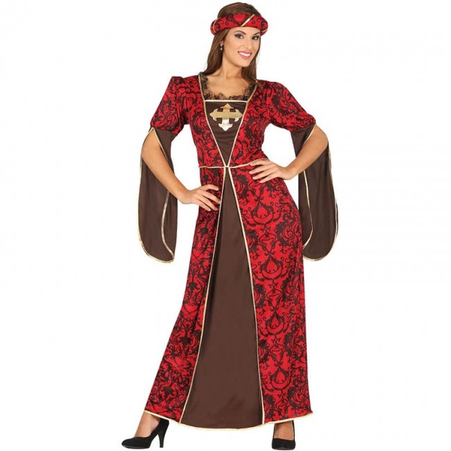 Disfraz de Cortesana Medieval para Mujer - Disfraces Medievales Mujer –  disfracesgamar