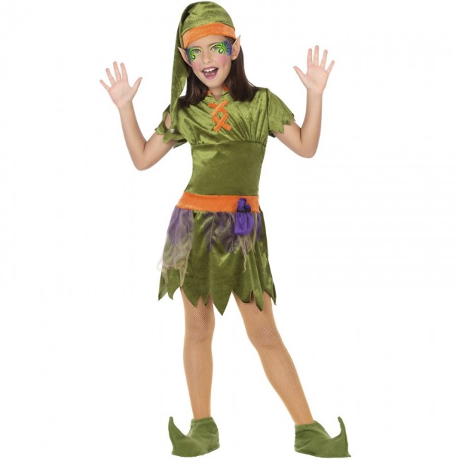 Disfraz de elfo del bosque para mujer, disfraz de elfo del bosque,  Halloween, Navidad, fiesta