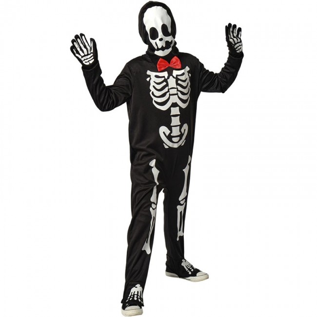 Disfraz Infantil - Esqueleto Brilla en la Oscuridad 8-10 años, Halloween Disfraz  Niño