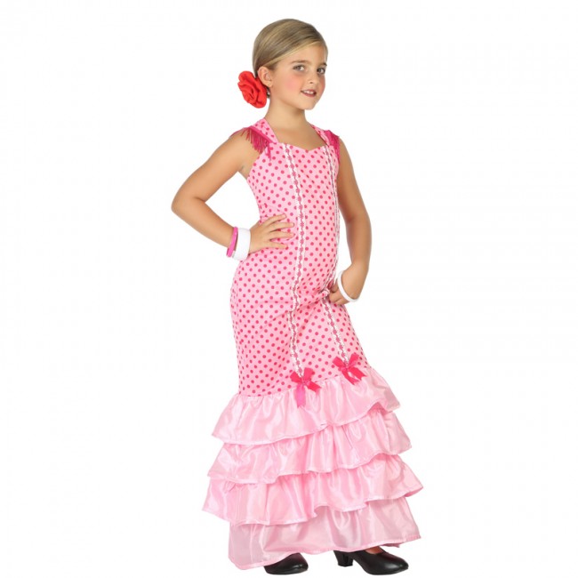 Traje Sevillana Flamenca Infantil