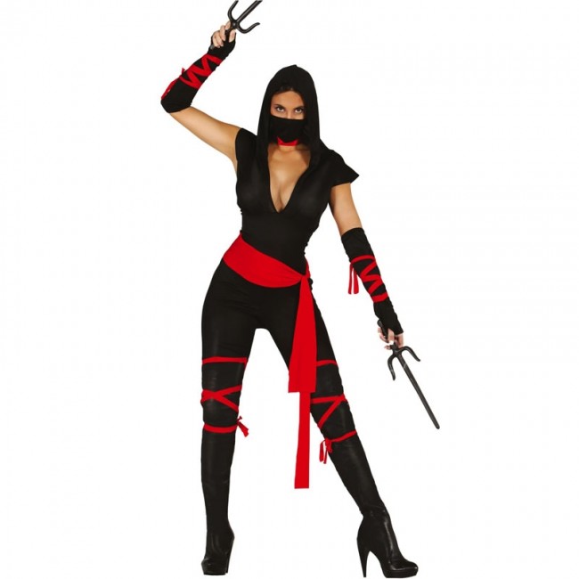 Disfraz de ninja mujer