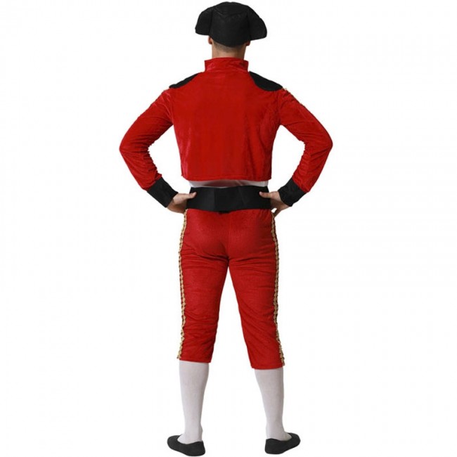 Atosa disfraz bombero hombre adulto rojo XS : : Juguetes y juegos