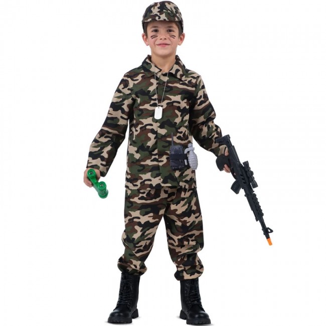 Disfraz Soldado Militar niña
