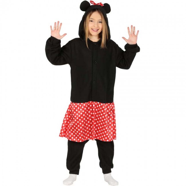 Disfraz Minnie Mouse Kigurumi para Niña