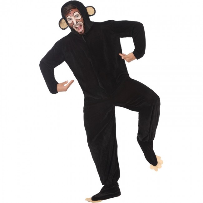 Disfraz de mono Funky para adultos, disfraz de mono