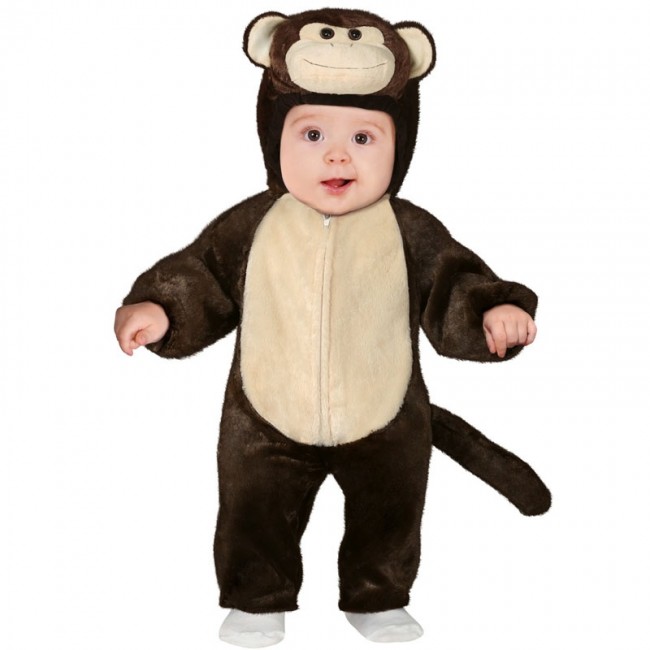 InCharacter disfraz de mono pequeño para bebé