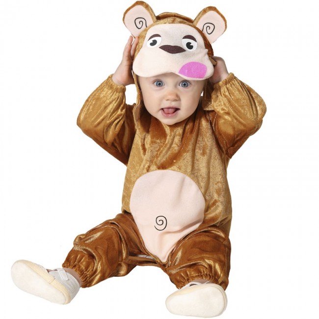 Fácil de comprender Marty Fielding petróleo crudo ▷ Disfraz Mono marrón para Bebé |【Envío en 24h】