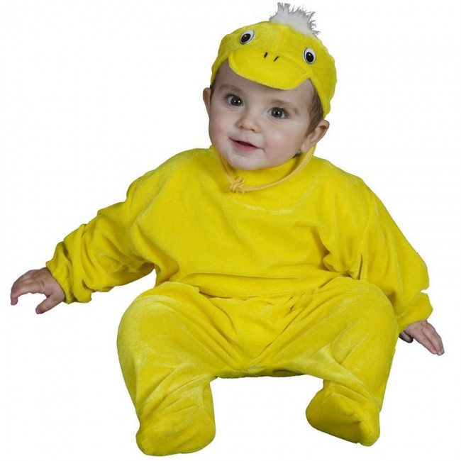 Disfraz de pato de Dress Up America – Lindo disfraz de patito de bebé y  traje de Halloween para niños pequeños