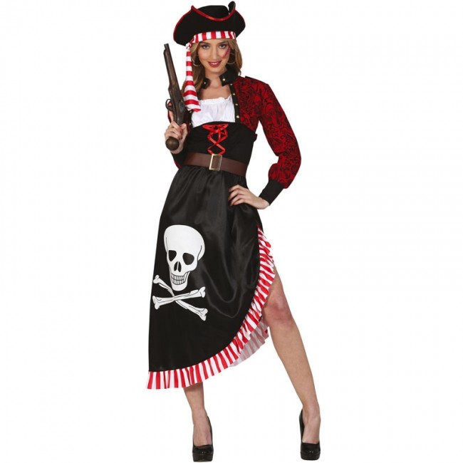 ▷ Disfraz Pirata con sombrero para Mujer