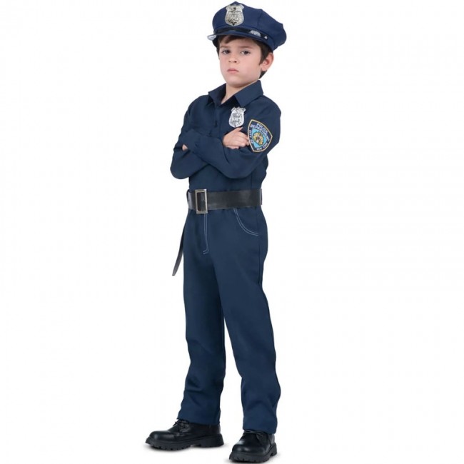 ▷ Disfraz Policía norteamericano para Niño