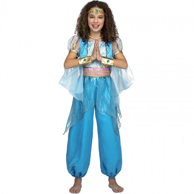 Disfraz princesa árabe azul mujer: Disfraces adultos,y disfraces