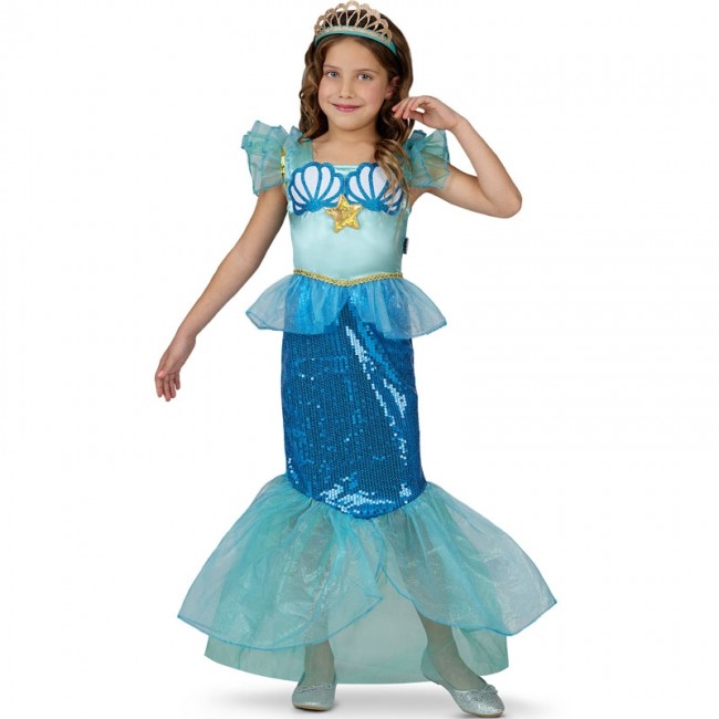 Disfraz de Princesa Sirena para niña