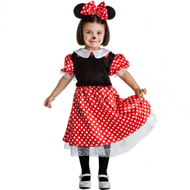 Disfraz Ratoncita Minnie Mouse para Niña - Envíos en 24h