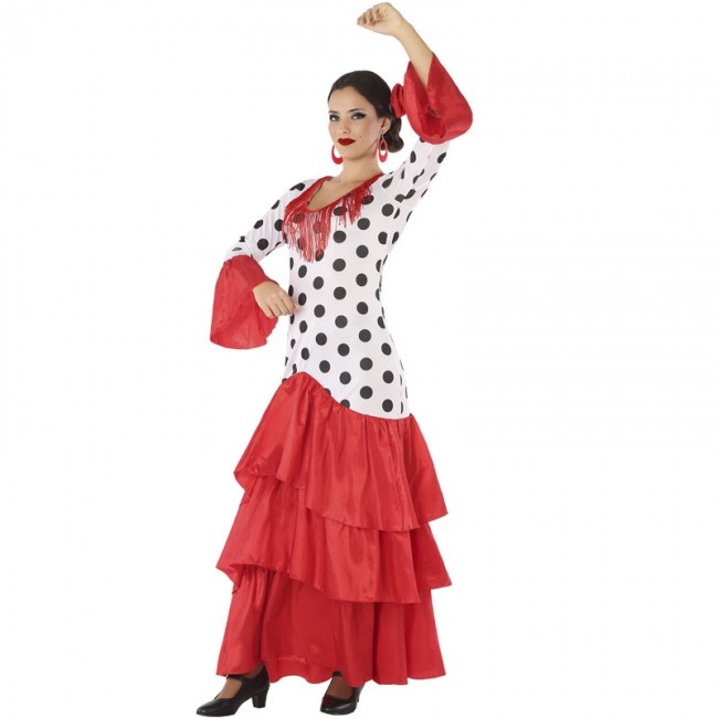 Disfraz Señorita Flamenca.Disfraz Mujer Paises - Disfraces Teular