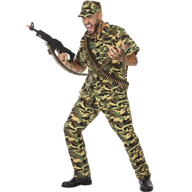 Disfraz de Soldado militar para hombre