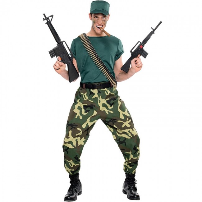 Disfraz Soldado Camuflaje Chaleco adulto > Disfraces para Hombres >  Disfraces de Militares para Hombres > Disfraces para Adultos