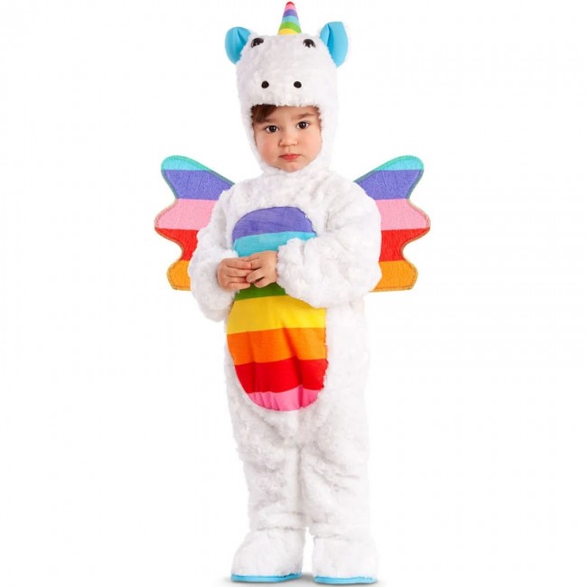▷ Disfraz Unicornio multicolor para Bebé