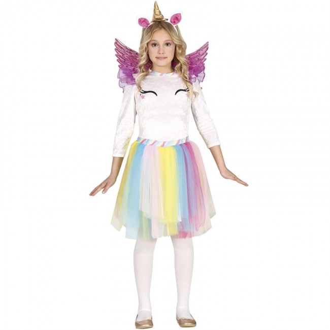 Disfraz de Unicornio Rainbow para niña