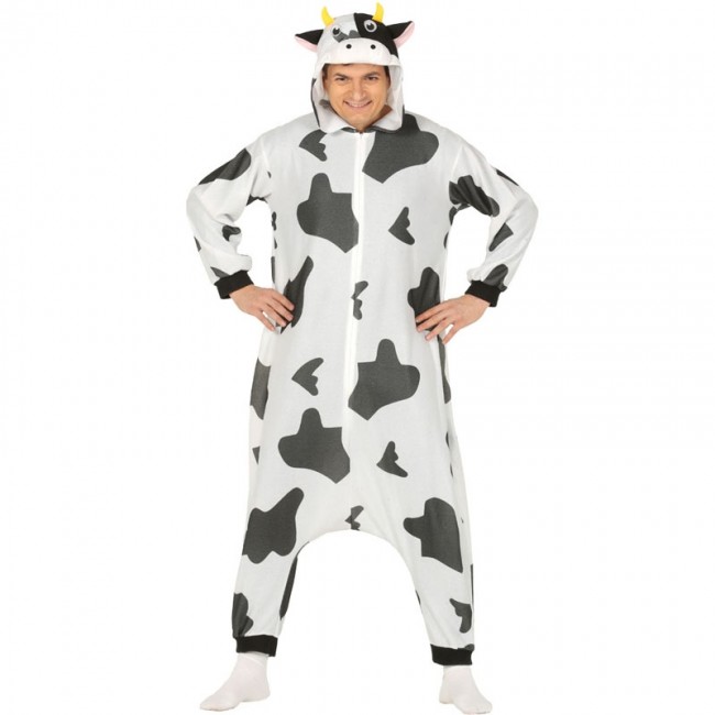bota Interpretación Autorizar ▷ Disfraz Vaca Kigurumi para Adulto |【Envío en 24h】