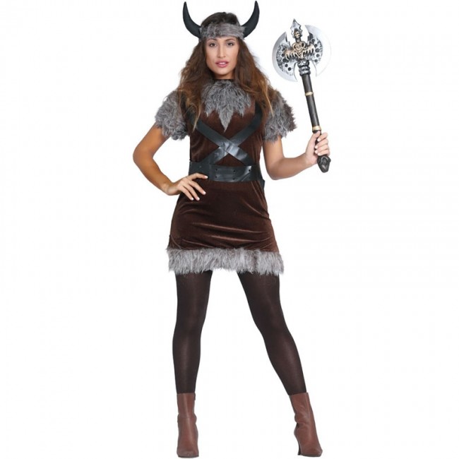 Disfraz de Vikinga para Mujer