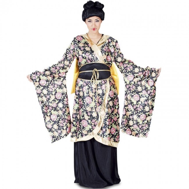 Disfraz de Geisha para mujer de inspiración japonesa Kimono