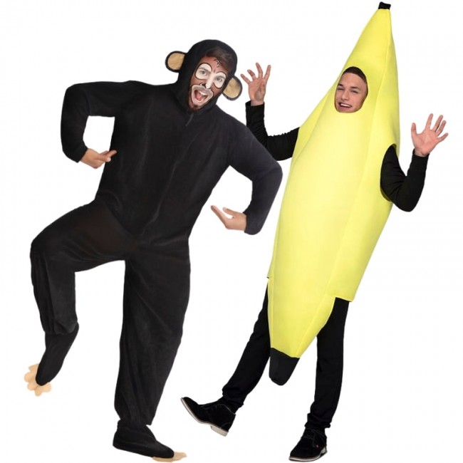 Disfraz de pareja plátano adulto: Disfraces parejas,y disfraces originales  baratos - Vegaoo