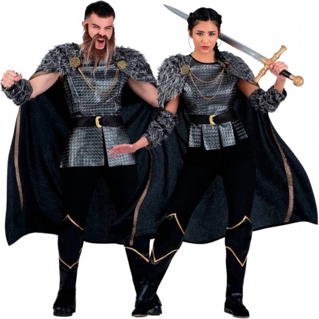 Disfraces de pareja Vikinga para adultos: Disfraces parejas,y