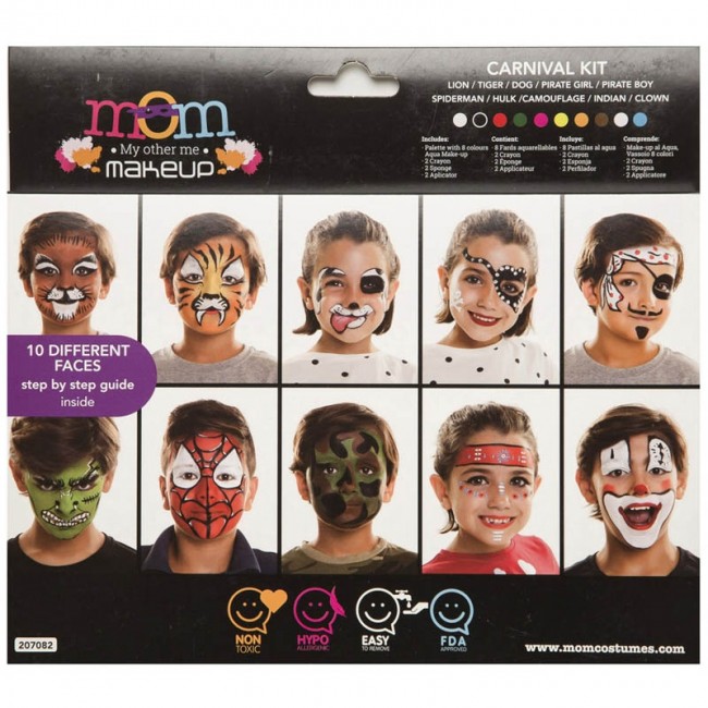 Paleta Maquillaje de Carnaval Infantil - Envíos en 24h