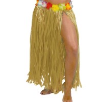 ▷ Falda Hawaiana larga multicolor