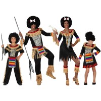 Disfraz niña africana o Zulú Disfraces niños baratos sevilla