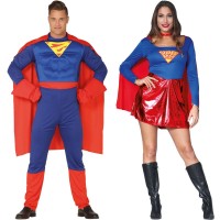 Disfraz de pareja Superman Nueva para adulto Envíos horas